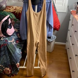 Tan jumpsuit